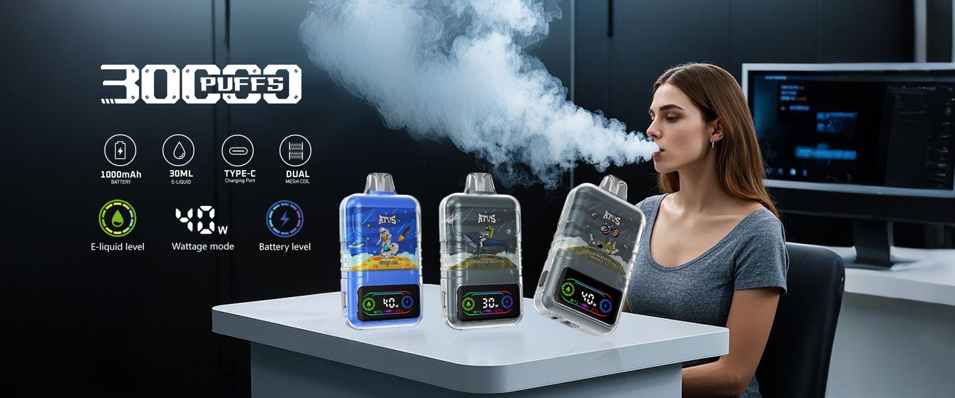 ATVS Vape Schweiz | Einweg E-Zigarette Vorgefüllter Pod Kit System mit Beste Preis